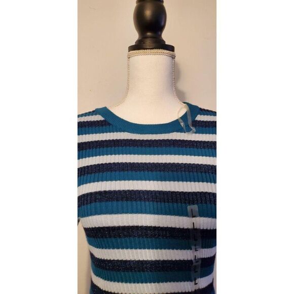 Hooked Up Long Sleeve Striped Pullover Sweater - Picture 9 of 10